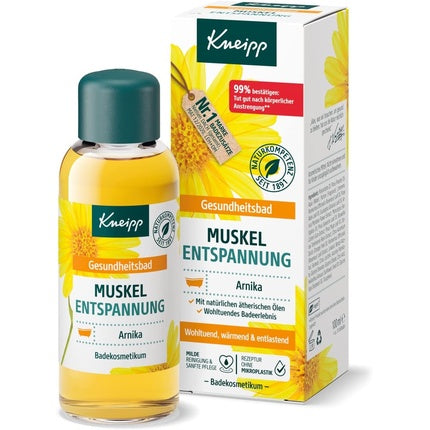 Bath oil for muscle relaxation with arnica extract and essential oils 100 ml Kneipp