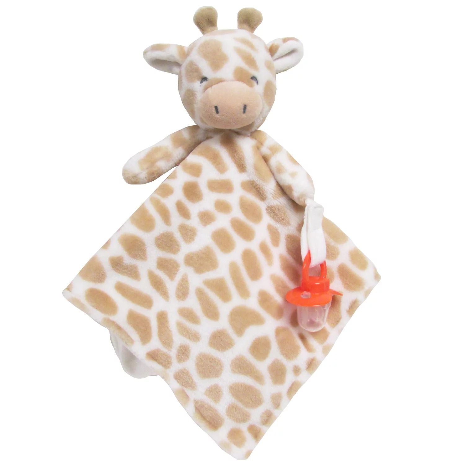 Carter's Giraffe Plush Security Blanket with Carter's Pacifier Clip