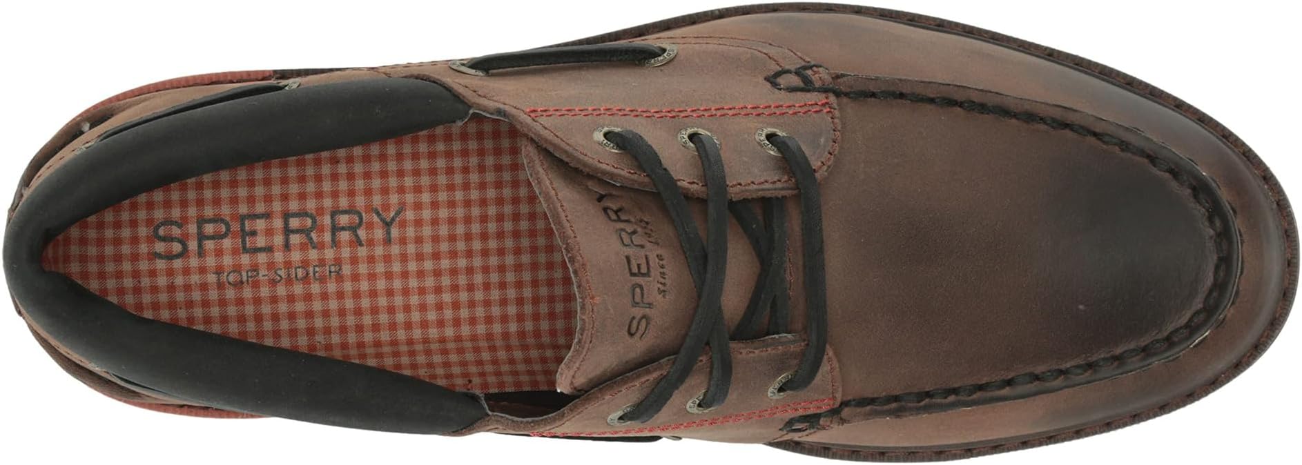 حذاء قارب أصلي من Sperry بثلاثة عيون، بني