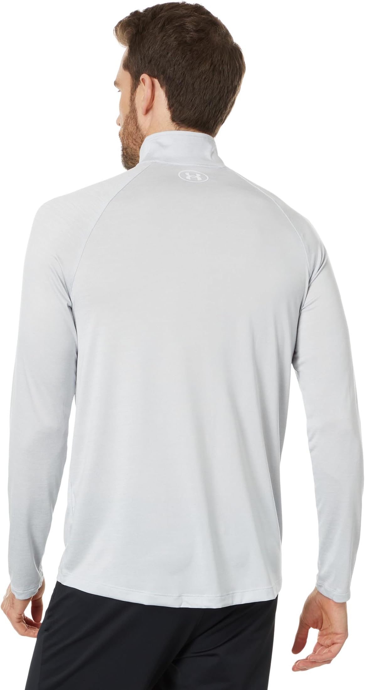 UA Tech 1/2 Zip Under Armor Halo Gray/White