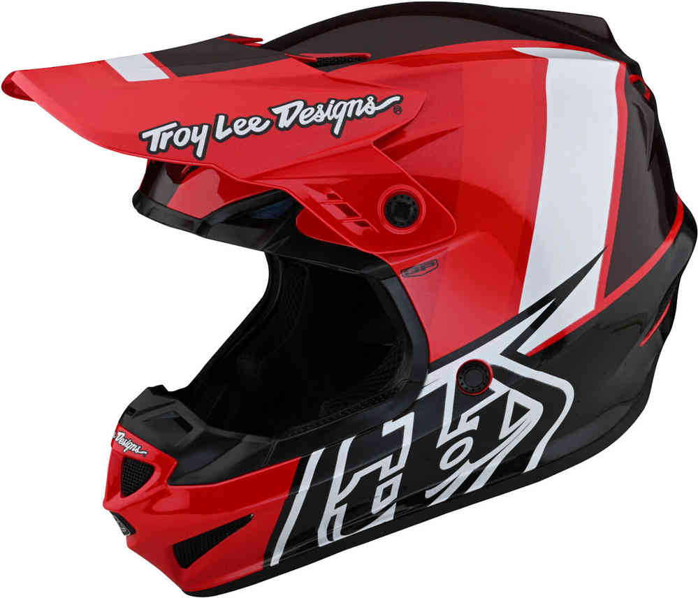 خوذة Troy Lee Designs GP Nova للشباب من Troy Lee Designs، باللون الأحمر