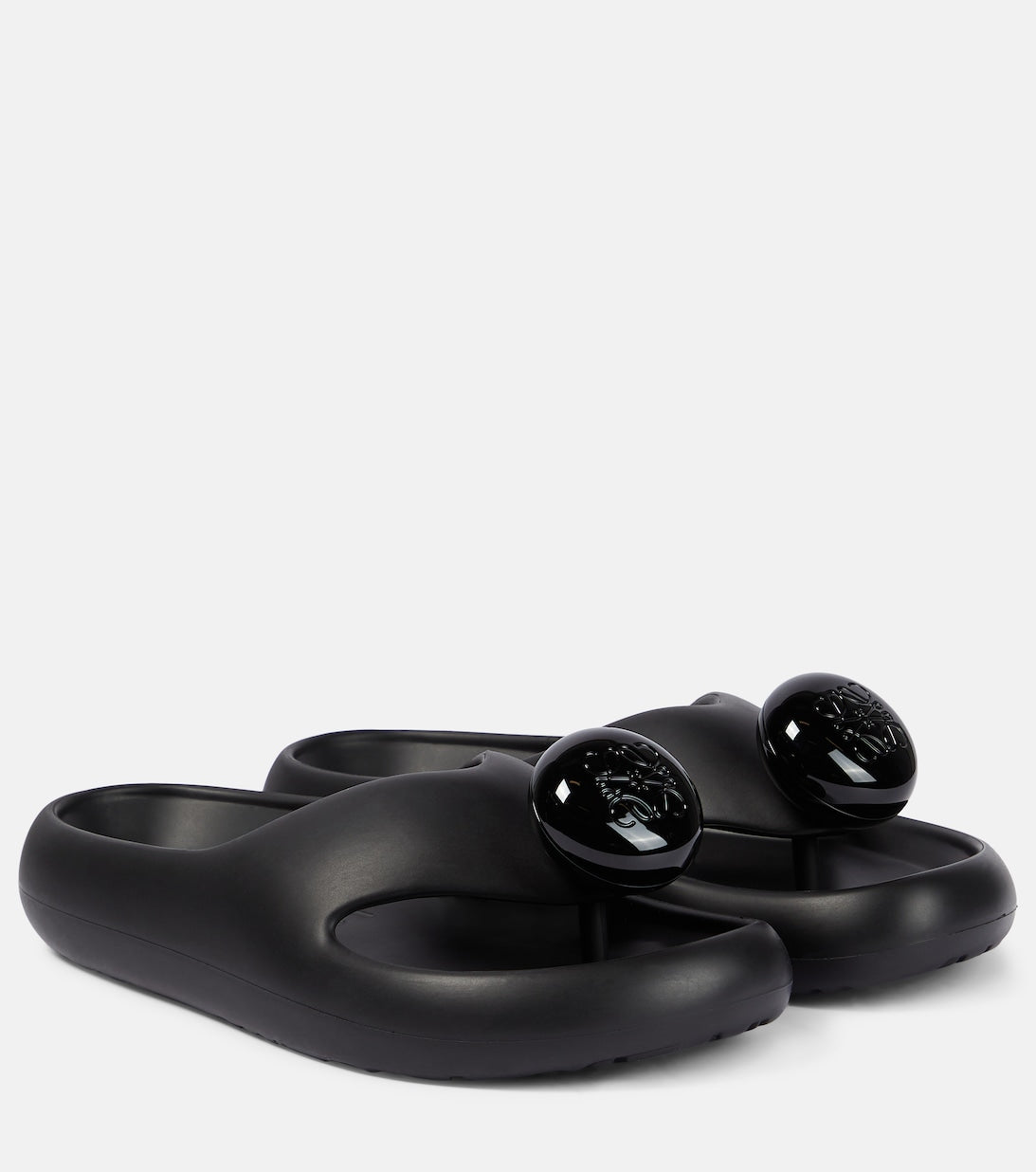 صندل Loewe Bubble Strappy باللون الأسود