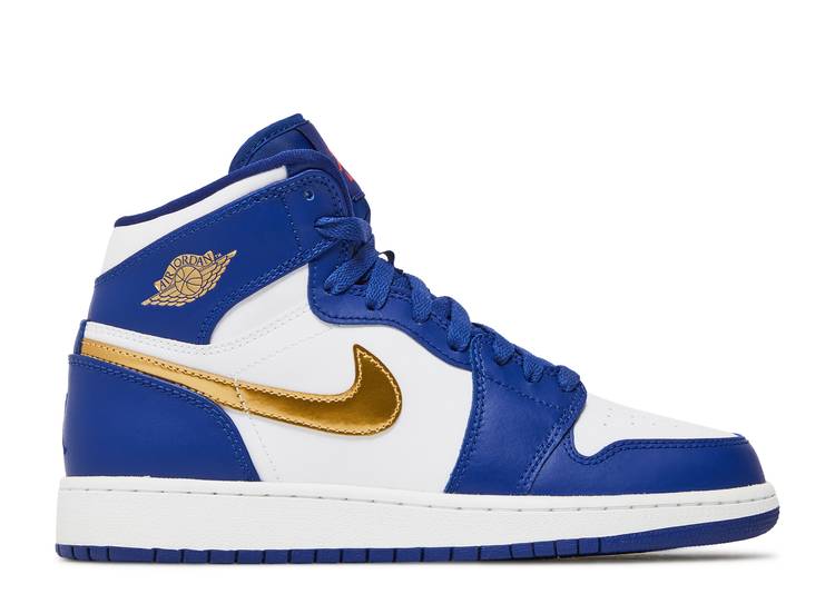 حذاء رياضي AIR JORDAN 1 RETRO HIGH BG 'DEEP ROYAL BLUE'، أزرق