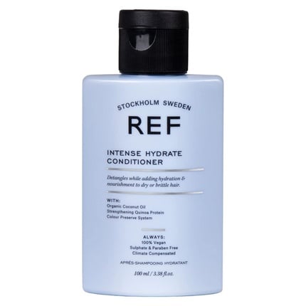 بلسم REF Intense Hydrate يقوي الشعر ويرطبه. يحمي لون الشعر. يمتص بسرعة. يعطي لمعانًا. 100 مل. Ref Of Sweden