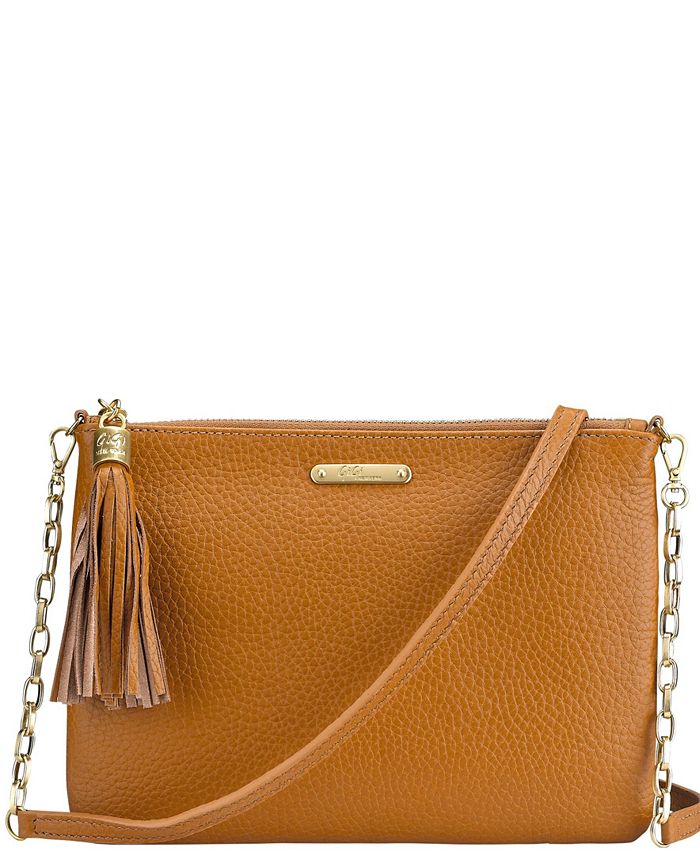 Women's Chelsea shoulder bag GiGi New York, tan/beige