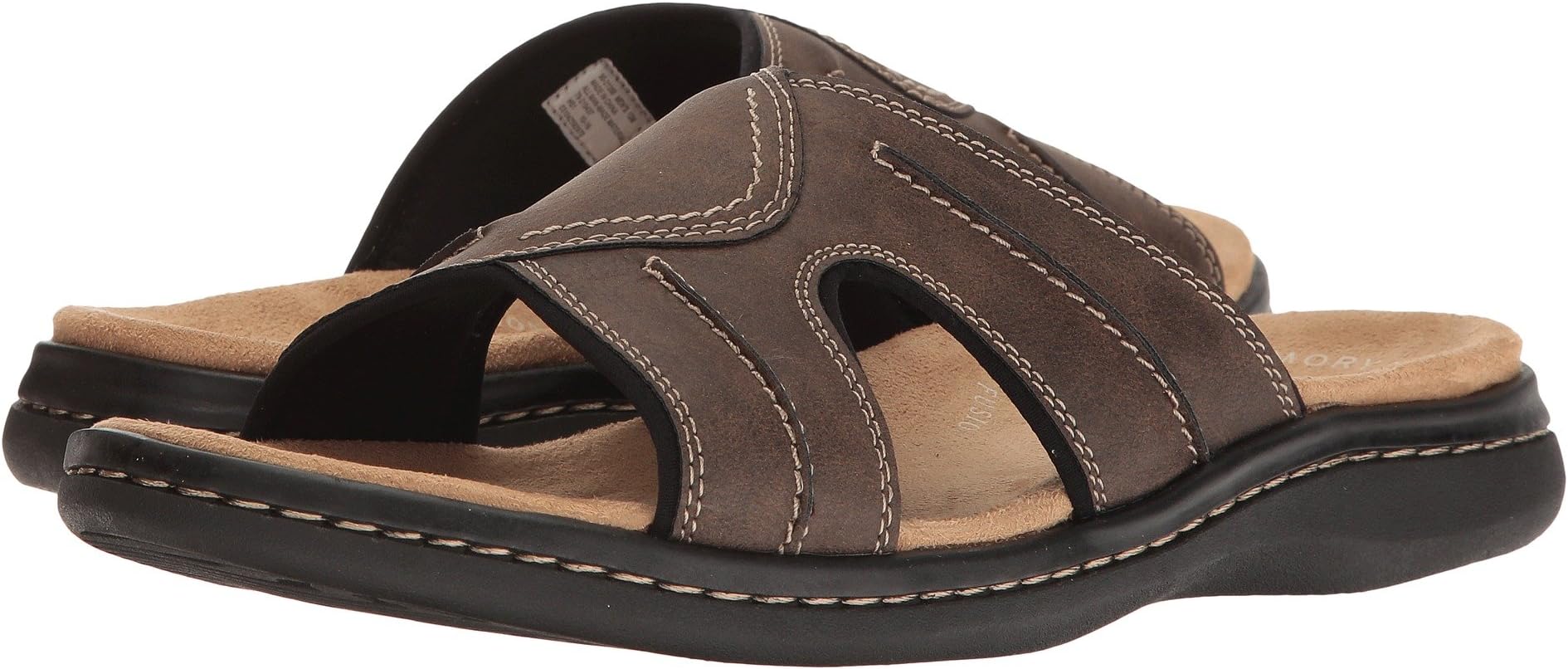 Sunland Dockers Flat Sandals, Dark Brown