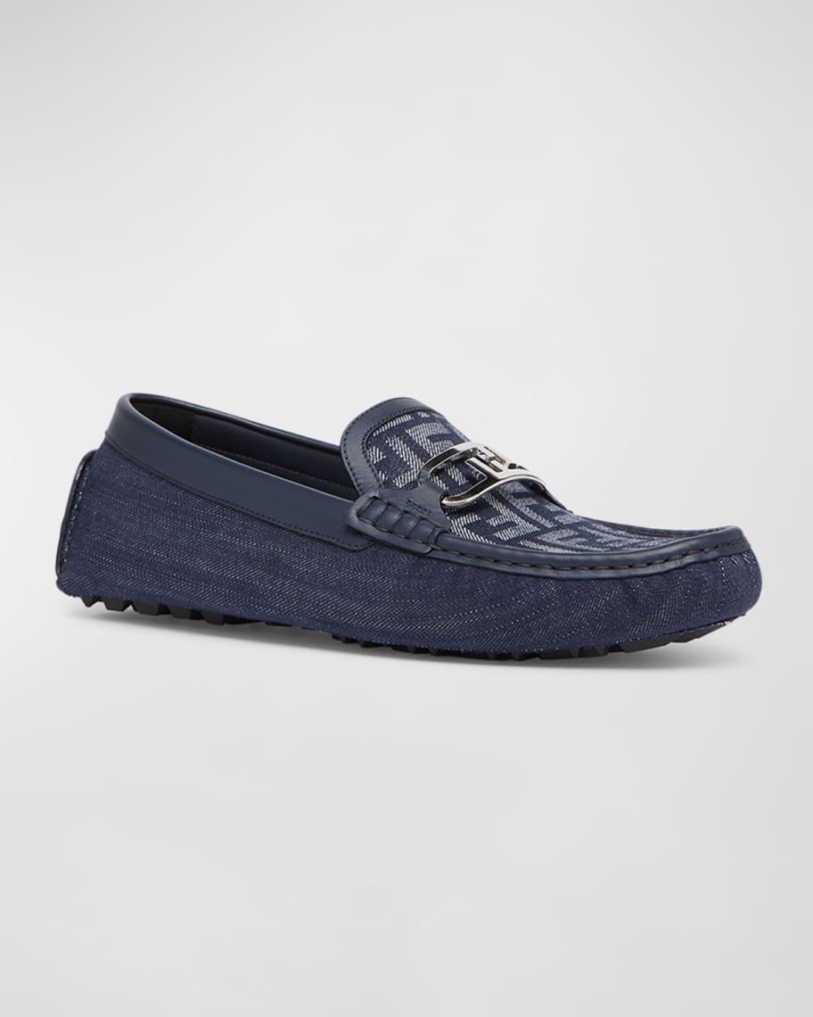 Men's loafers O'Lock FF-Denim Fendi