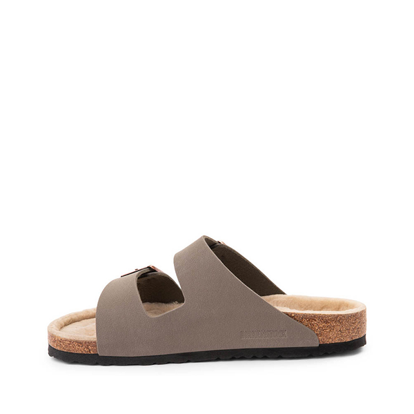 Birkenstock Arizona Women's Sheepskin Slippers in Stone