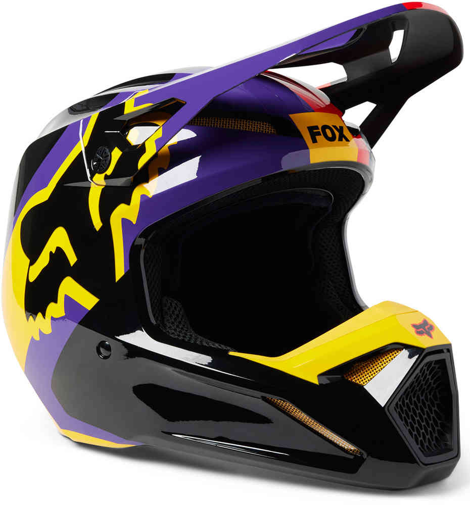 V1 Xpozr FOX Youth Motocross Helmet, Multi