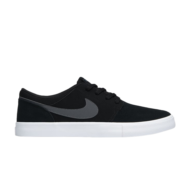 Nike Portmore 2 SB Solar 'Black White' Sneakers, black