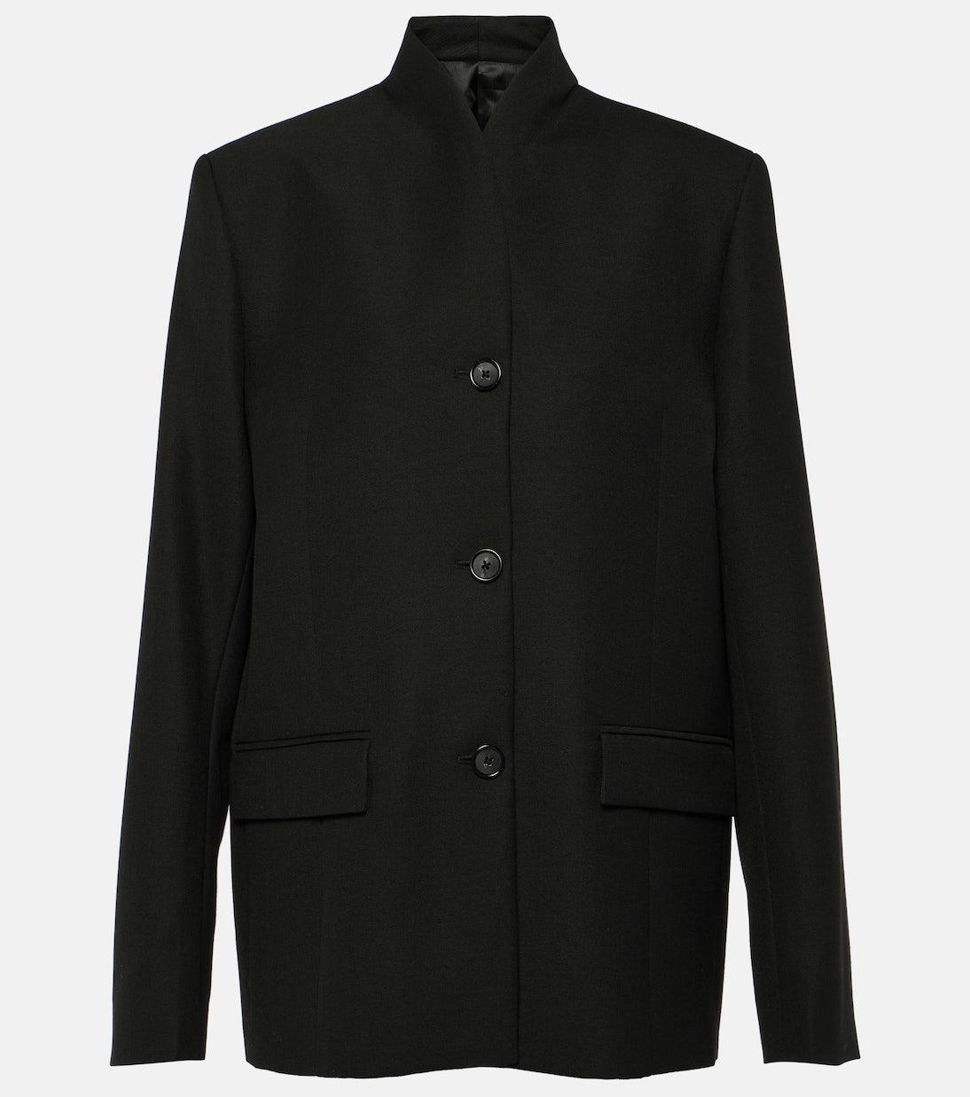 Toteme single-breasted jacket, black