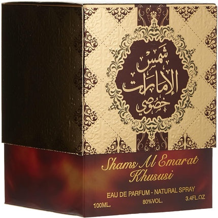 Shams Al Emarat Khususi Unisex 100 ml Edp + deodorant Ard Al Zaafaran, Tawakkal Perfumes