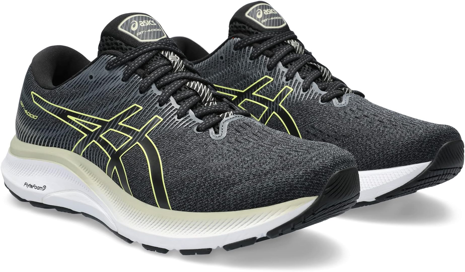 GT-4000 3 ASICS sneakers, Black/Glow Yellow