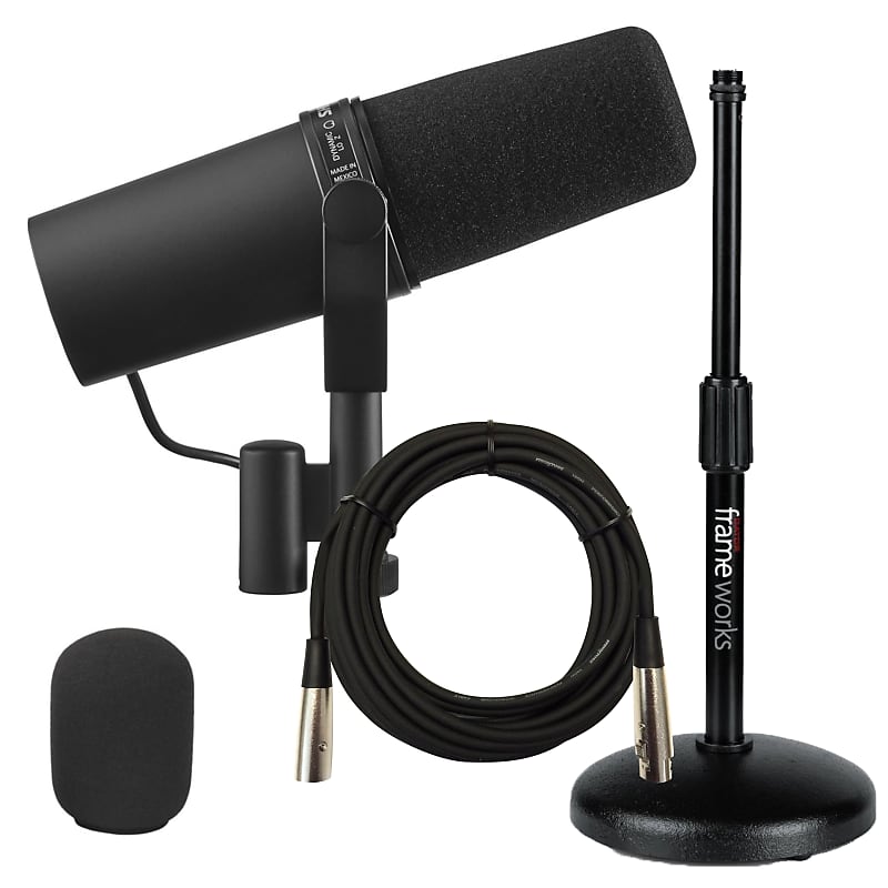 Shure SM7B Cardioid Dynamic Microphone