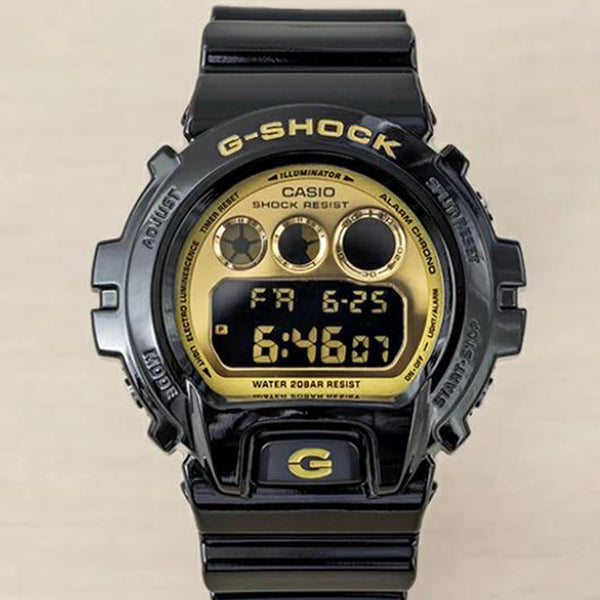 CASIO G-Shock Digital 'Black Gold' watch, black