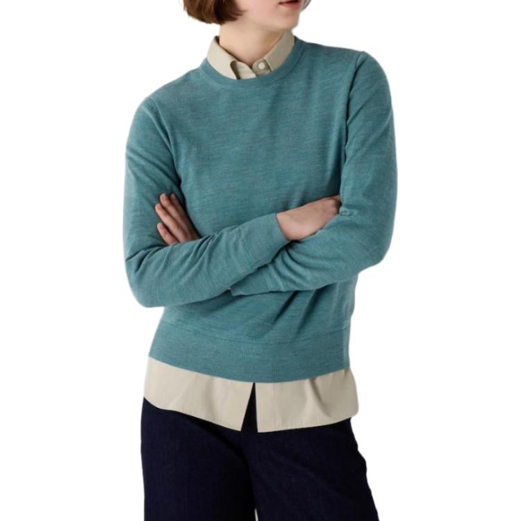 Women's sweater green Uniqlo