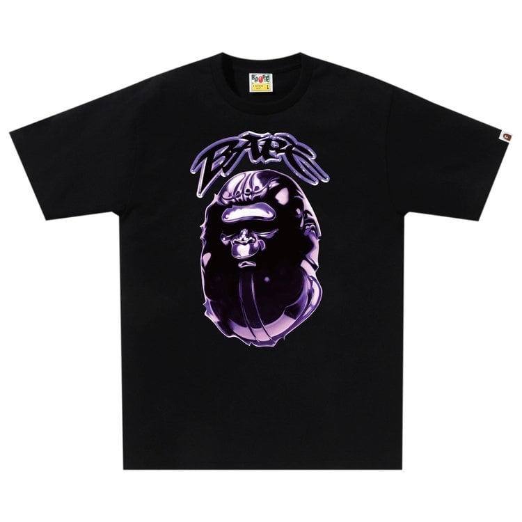 BAPE Ape Head Graffiti 'Black' T-Shirt, black