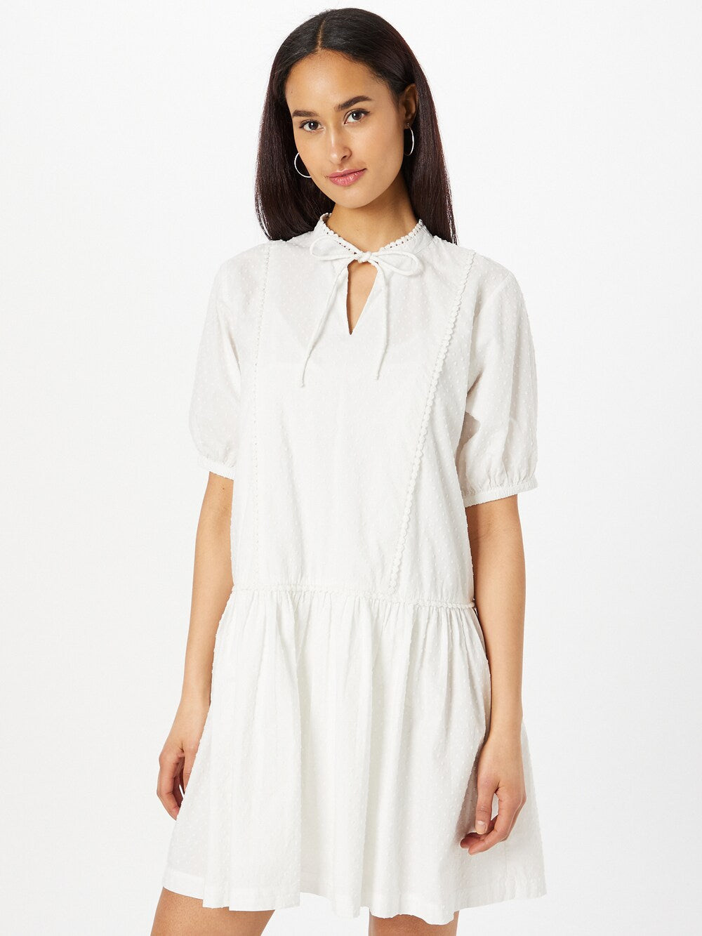 Summer dress Ichi IHFALAN, white