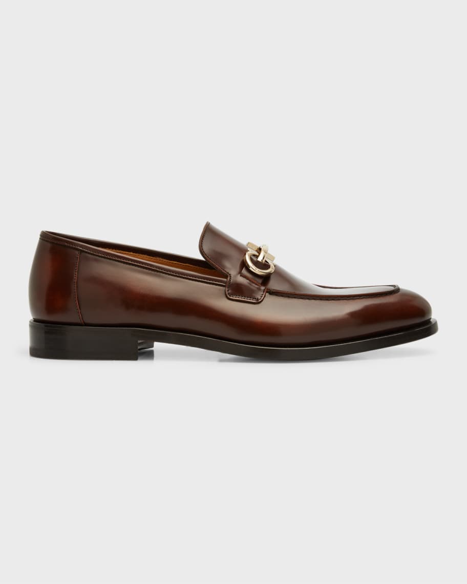 Men's leather loafers Gustav Gancini-Bit Ferragamo