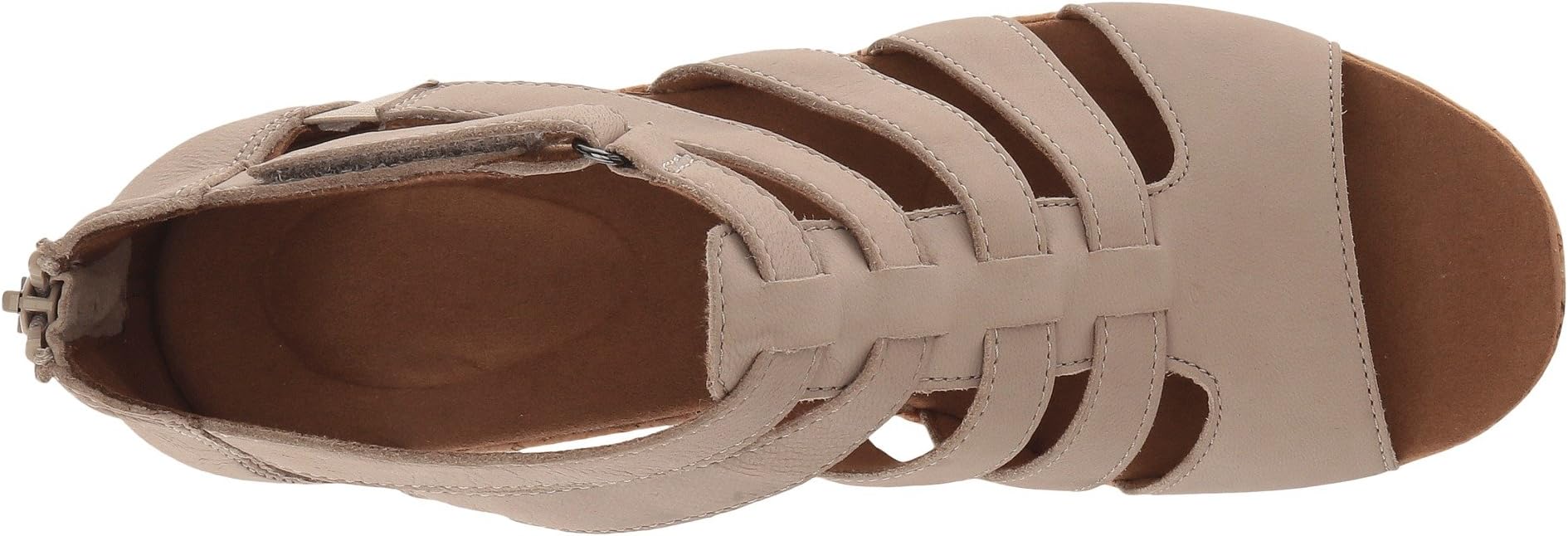 Briah Gladiator Rockport Sandals in New Taupe Nubuck