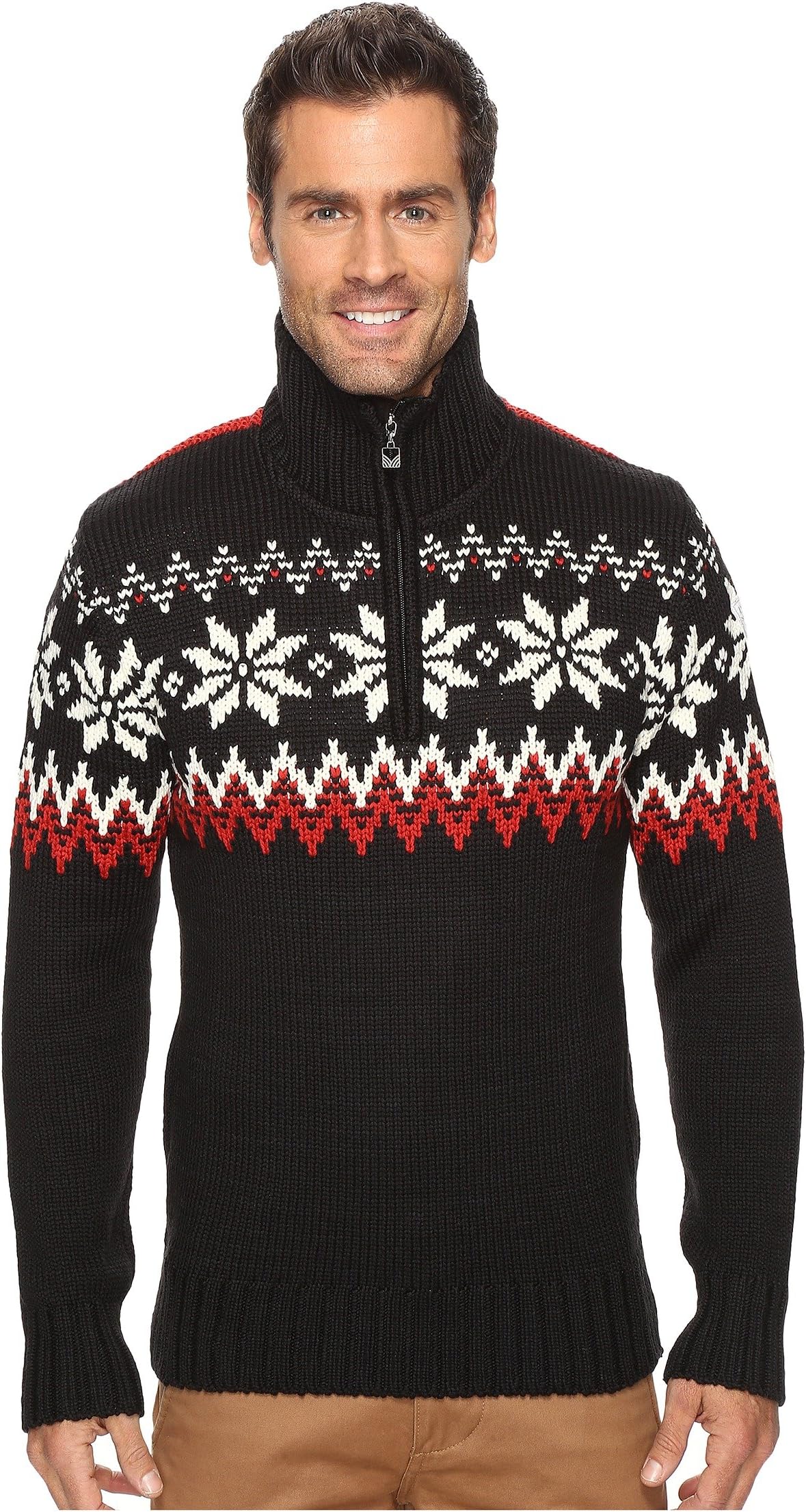 Mikey Sweater Dale of Norway, Black/Raspberry