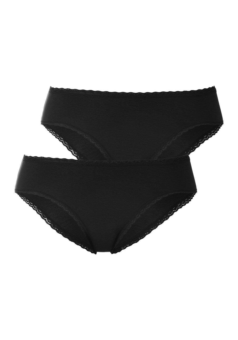 Sliver panties, black