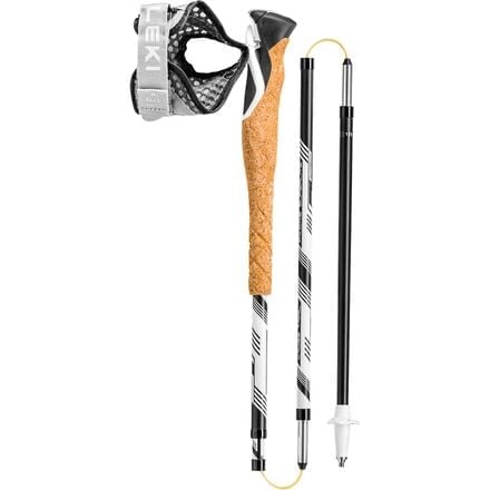 Trekking poles Cross Trail FX 1 Superlite LEKI, white/black