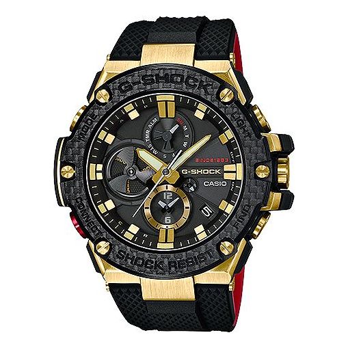 CASIO G-Shock G-Steel 'Black Gold' watch, black