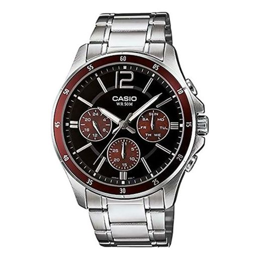 CASIO Quartz Limited Edition Waterproof Unisex Mens Silver Analog Watch, silver