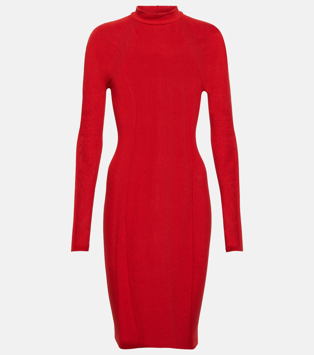 x simkhai Wolford logo jersey mini dress, red