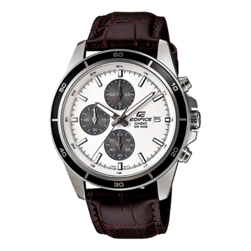 Watch CASIO EDIFICE Series Leisure Fashion Hand Men's Quartz Mens Brown Analog, brown