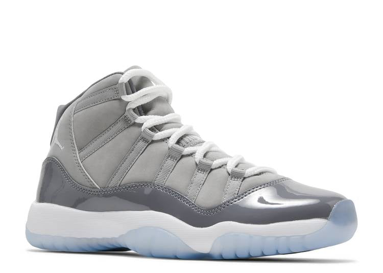 حذاء رياضي AIR JORDAN 11 RETRO GS 'COOL GRAY' 2021، رمادي