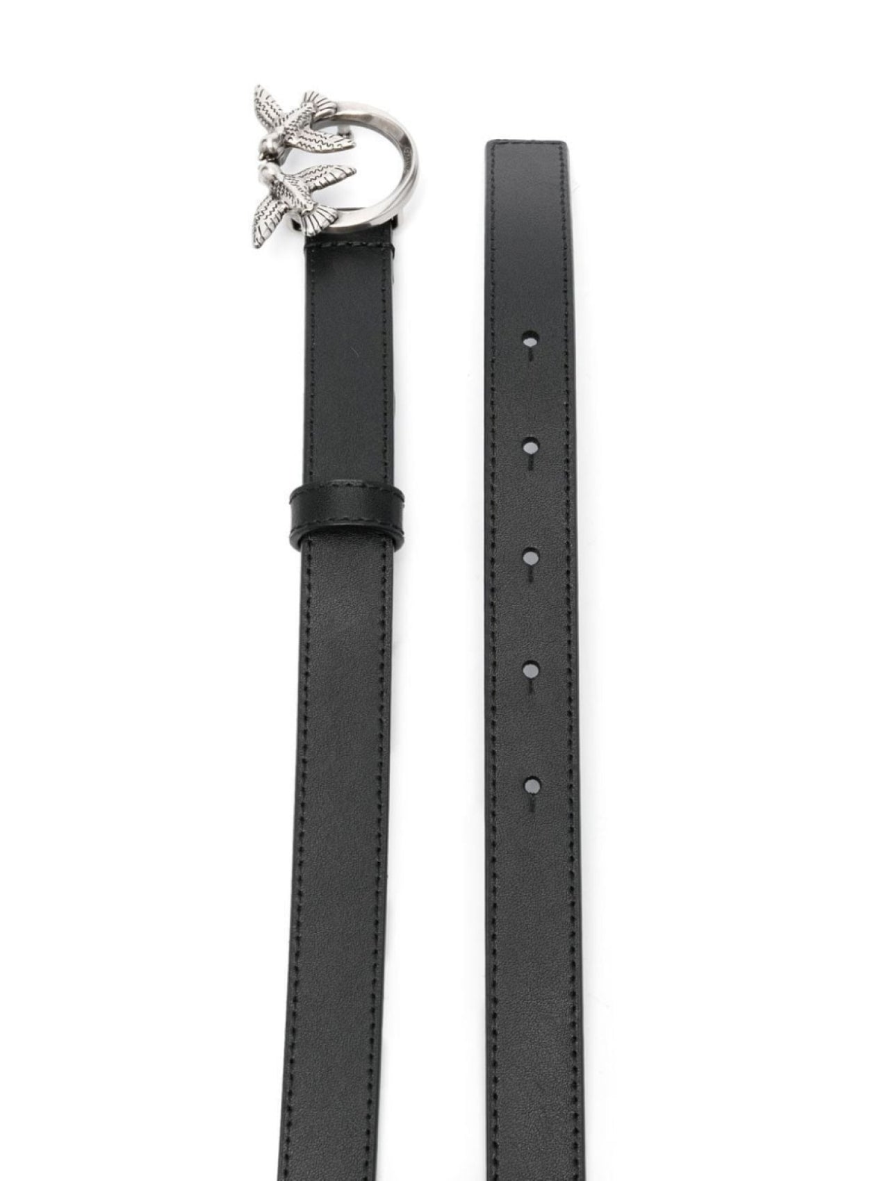 PINKO belt with buckle, black