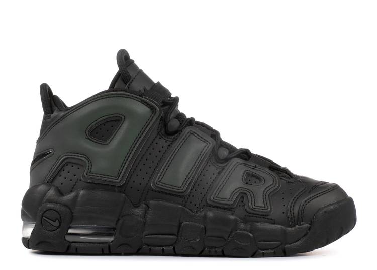 حذاء رياضي Nike AIR MORE UPTEMPO GS 'REFLECTIVE' باللون الأسود