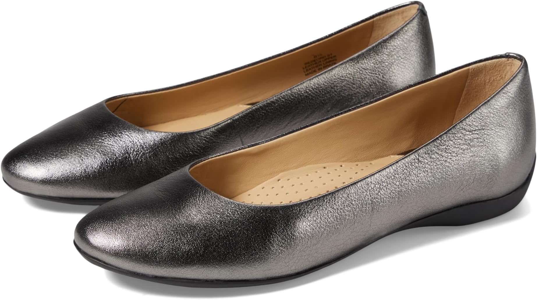 Bedford ST Marc Joseph New York Flats in Pewter Metallic