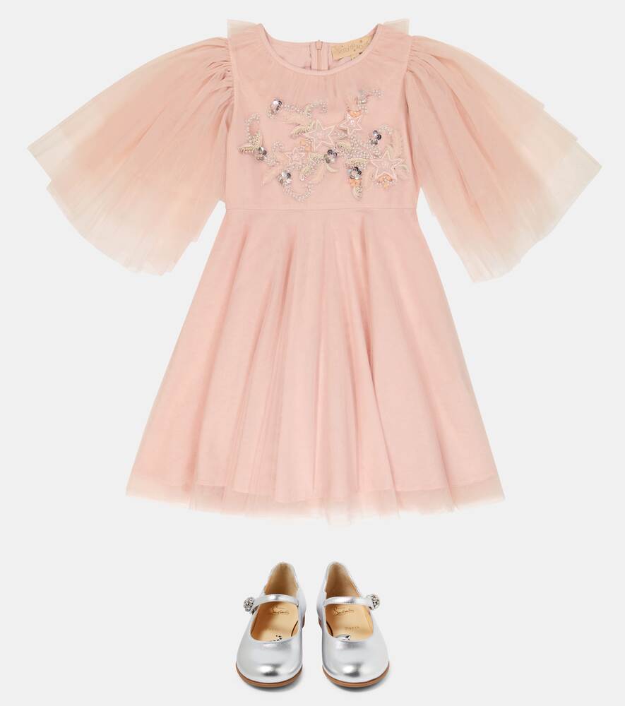 Florence dress with tulle embroidery Tutu Du Monde, pink