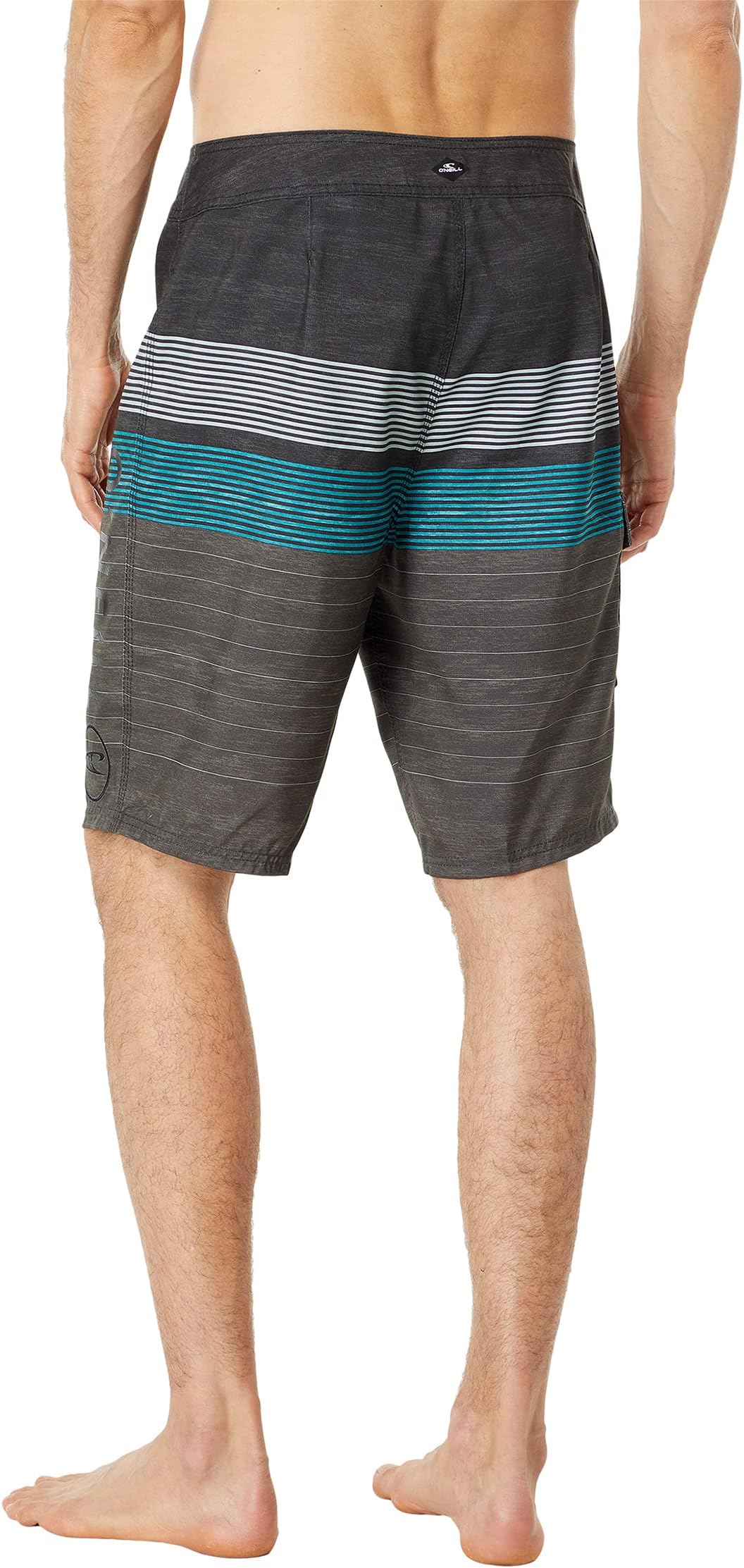 Santa Cruz O'Neill Print Swim Shorts, Black