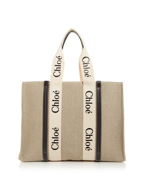 Woody Chloe Tote Bag, Tan/Beige