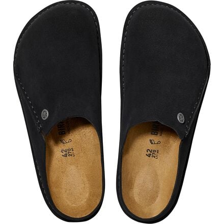 Zermatt Premium Slim Clogs - Women's Birkenstock, Midnight Suede