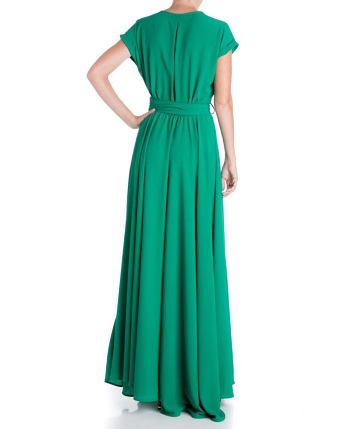 Women's maxi dress Jasmine Meghan Los Angeles, green