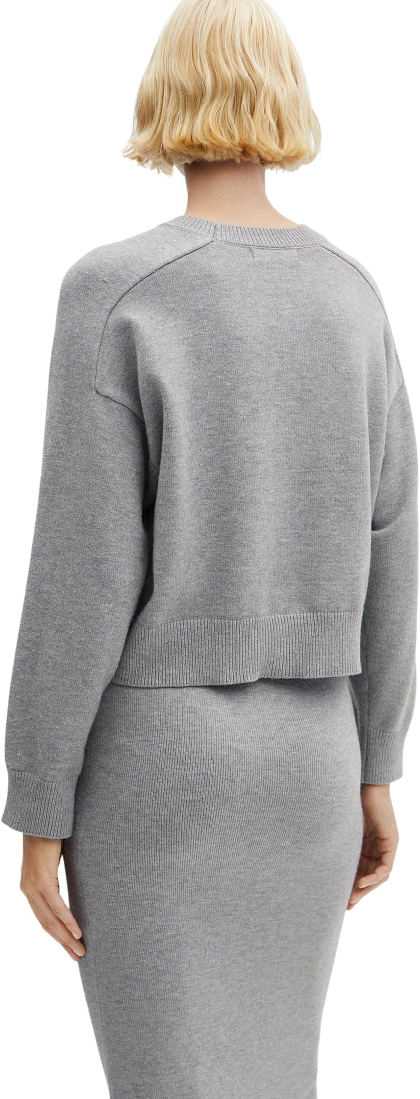 MANGO Gizmo Sweater, Mid Gray Vigore