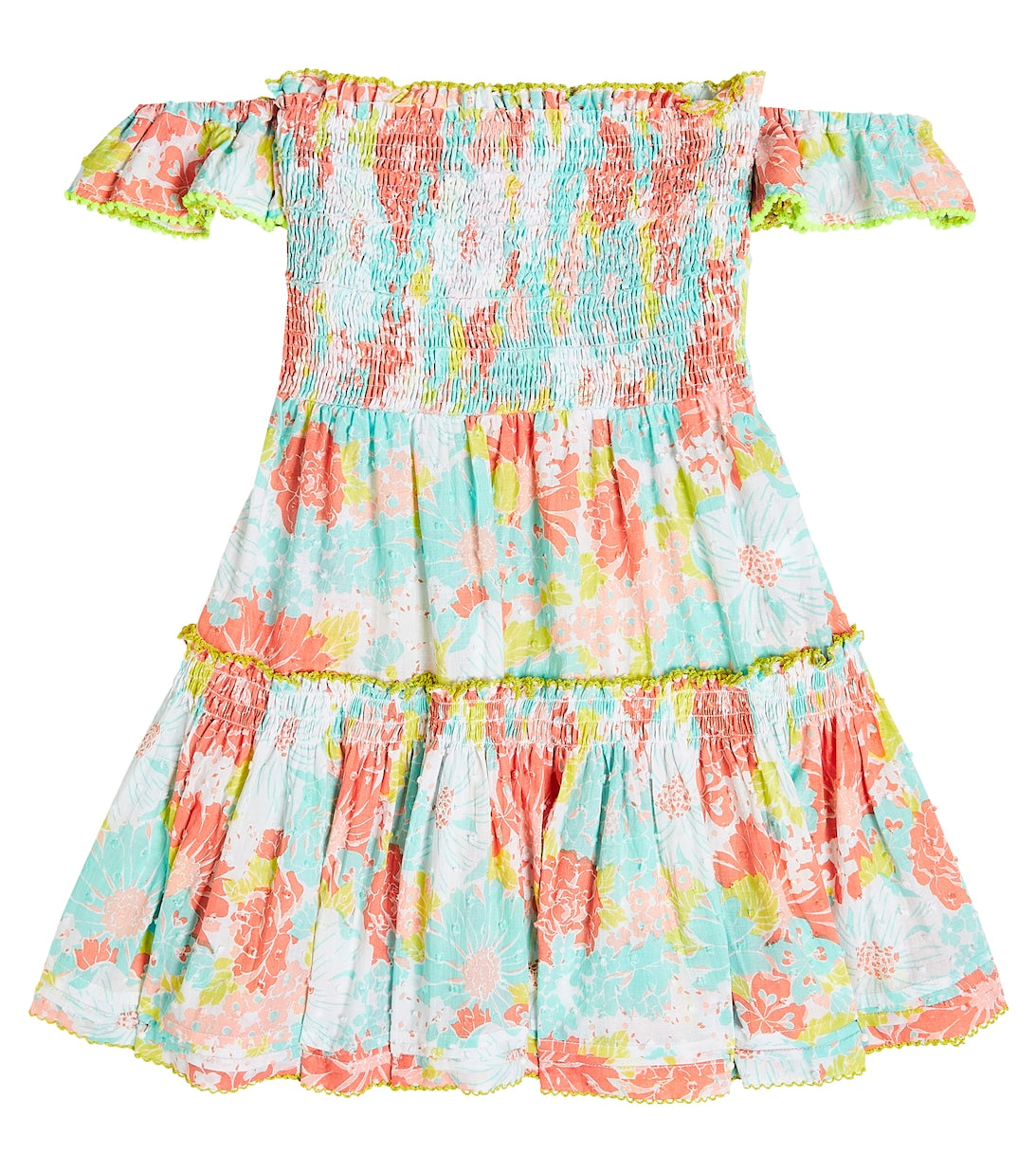 Aurora Floral Poupette St Barth Dress, Multicolor