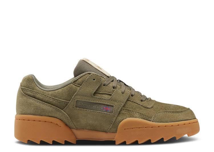 حذاء رياضي Reebok WORKOUT PLUS RIPPLE 'ARMY GREEN' باللون الأخضر