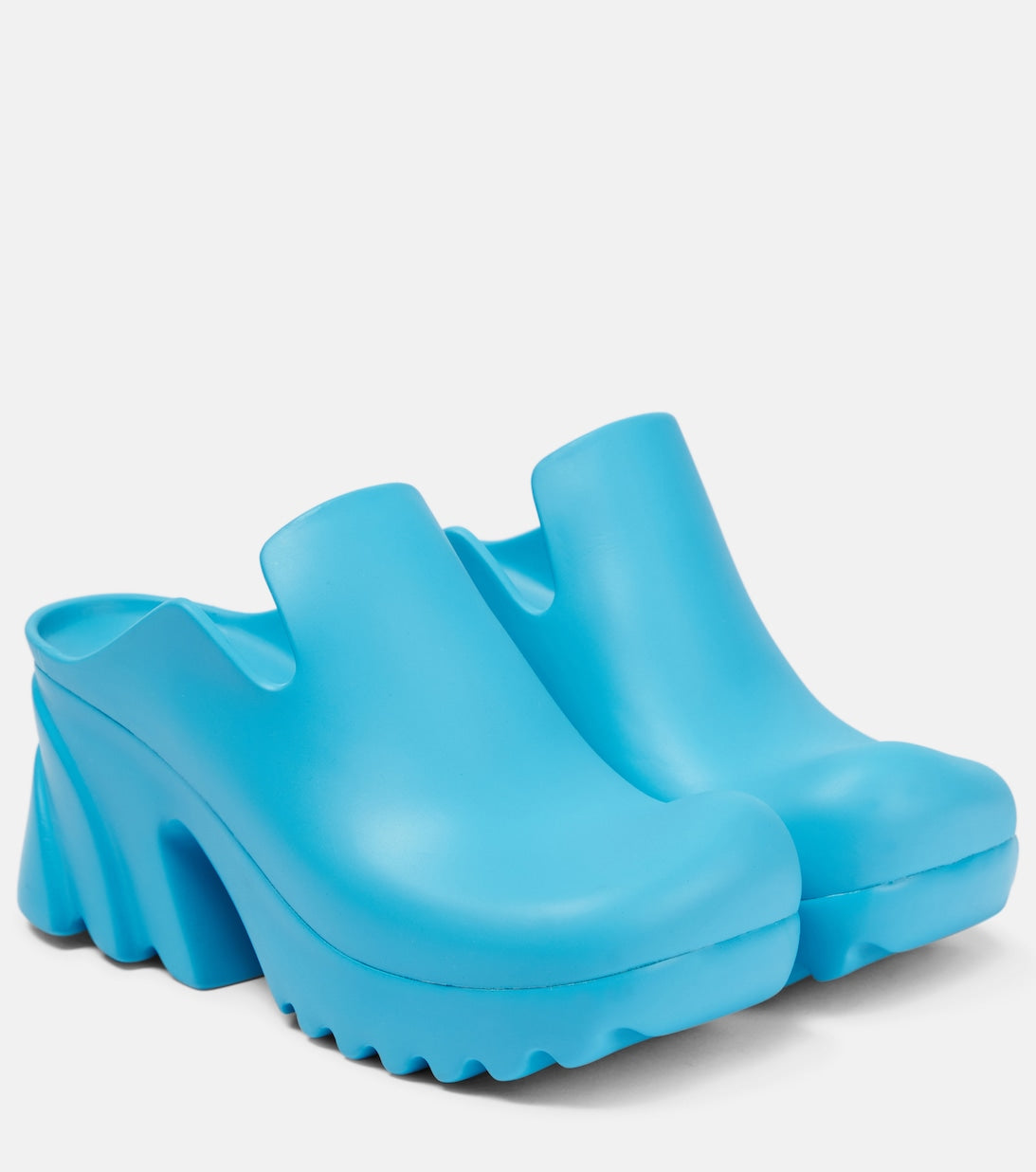 Flash Bottega Veneta rubber mules, blue