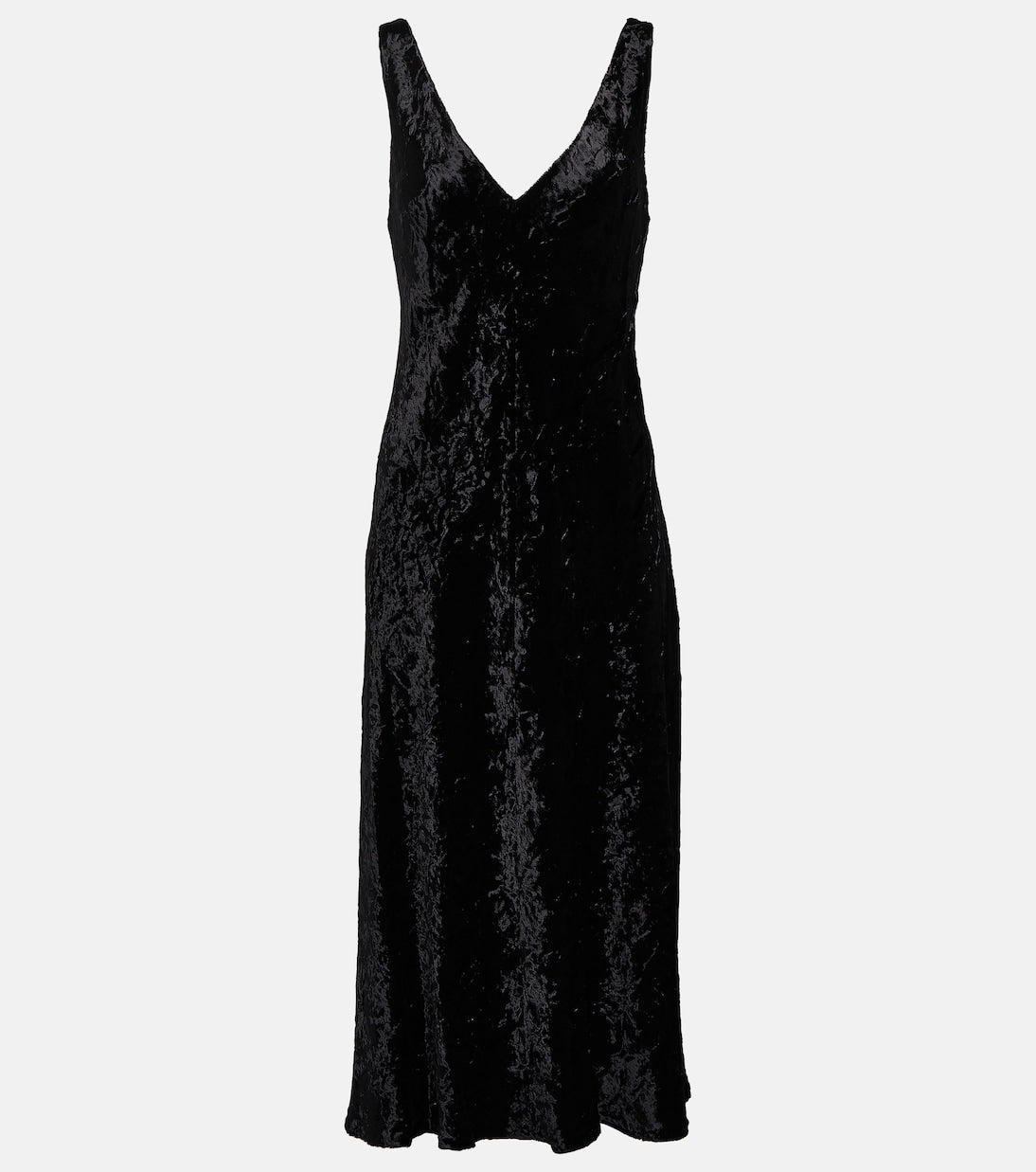 Vince Velvet Slip Dress, Black