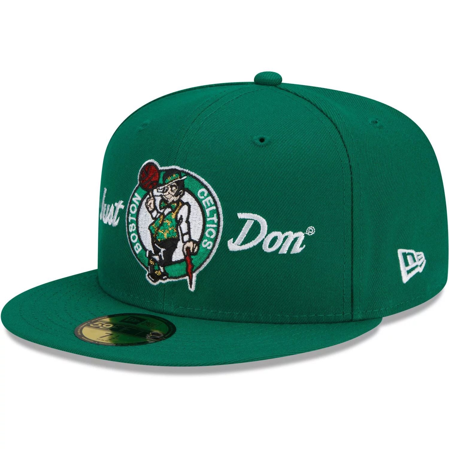 قبعة 59FIFTY ملائمة للرجال من New Era x Just Don Kelly Green Boston Celtics