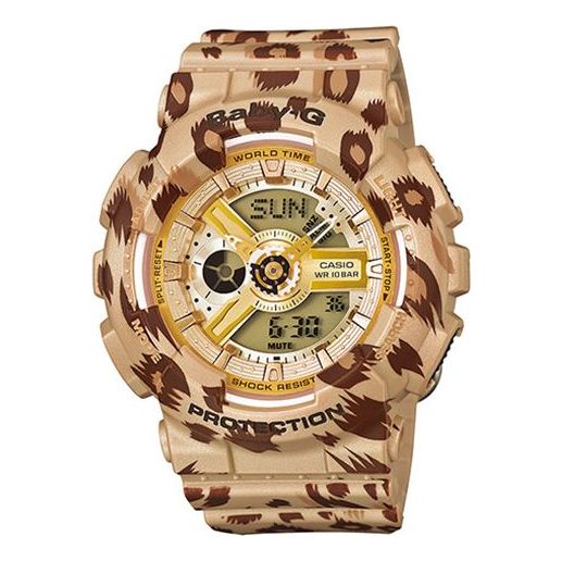 CASIO Baby-G 'Leopard Brown' watch, brown