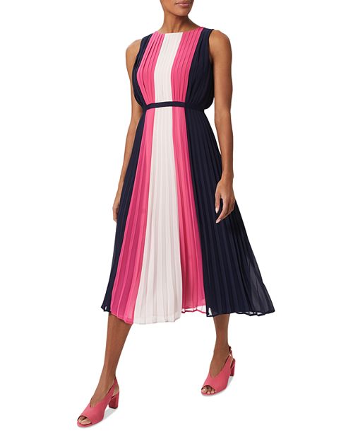 Claudia Color Block Midi Dress HOBBS LONDON Multi