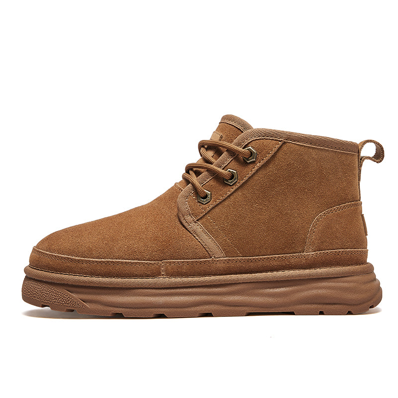 Winter boots for men Camel, black