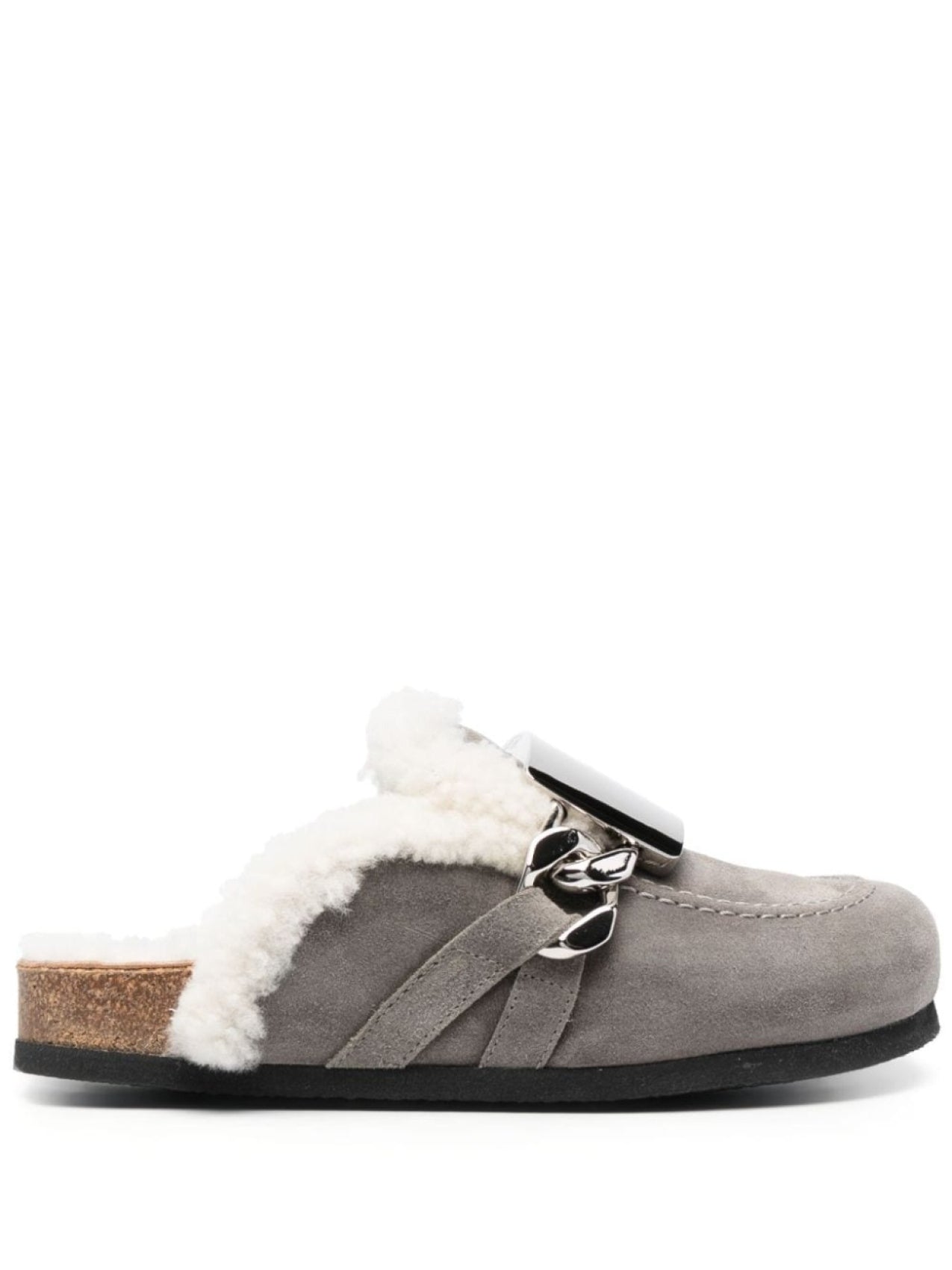 JW Anderson Buckle Loafers, Grey